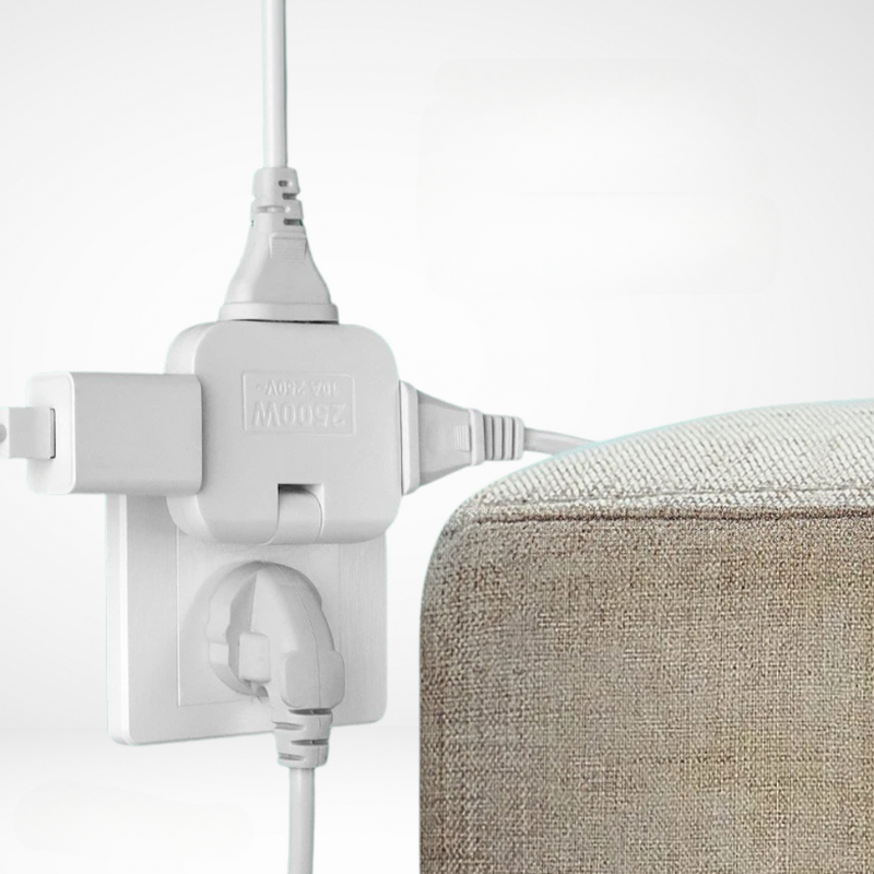 Compact and elegant universal power strip