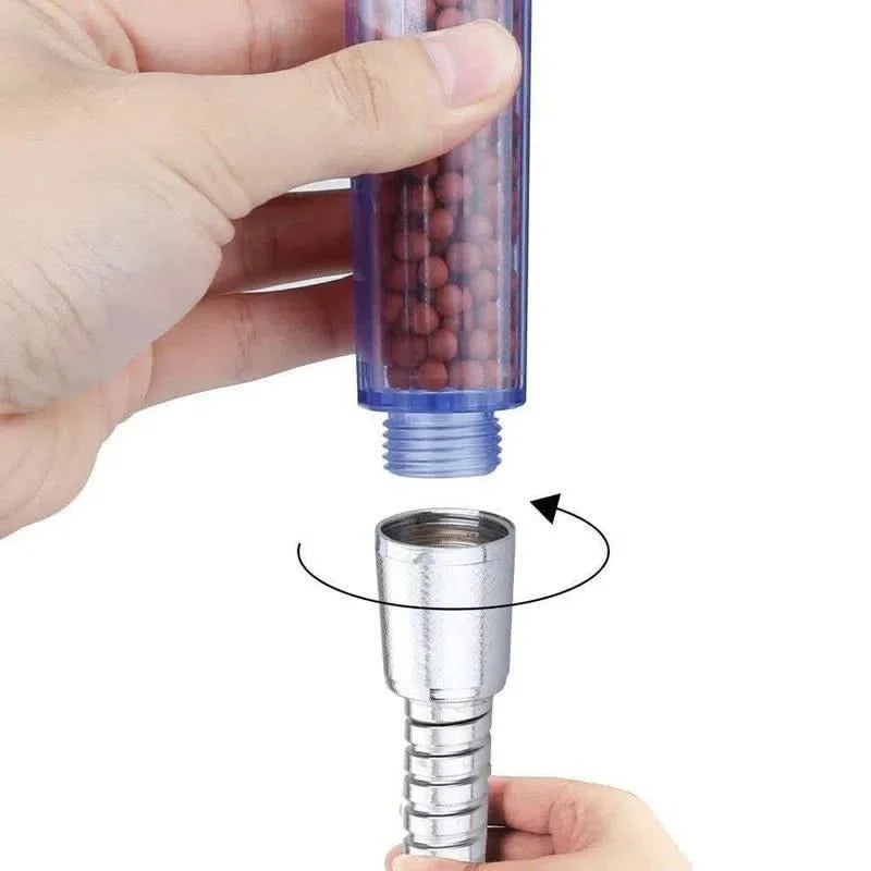 Neutralizing shower head for revitalized skin