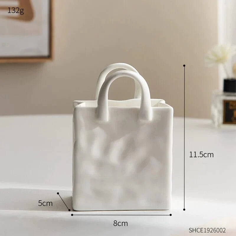 Original Vase in the shape of a Handbag