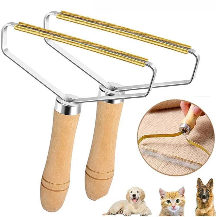 動物の毛を一度で取り除きます