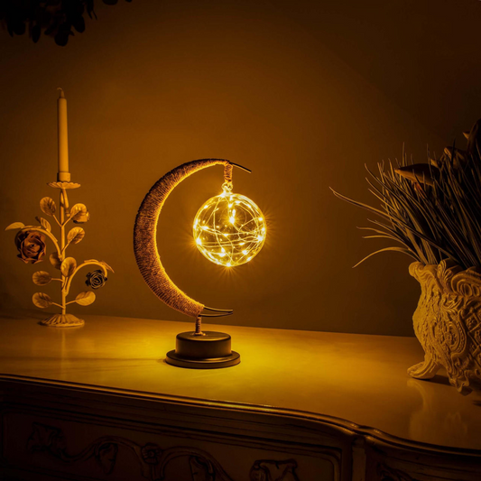 Lampă Lună liniștitoare pentru o atmosferă feerică